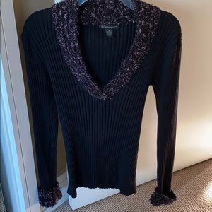 Women’s INC V Neck Knot Sweater